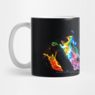 Sky above earth below fire within Mug